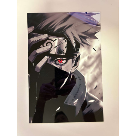 Kakashi | Placa de Aluminio Anime Decorativa