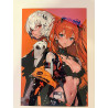 Rei Ayanami y Asuka Langley | Placa de Aluminio Evangelion
