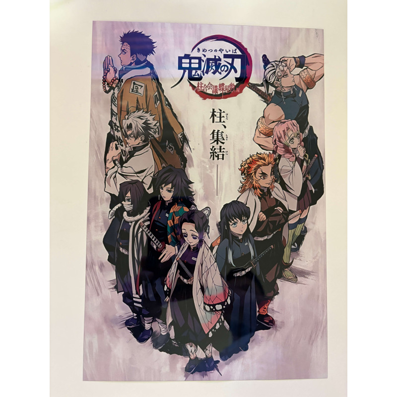 Pilares de Demon Slayer | Placa de Aluminio Anime Decorativa